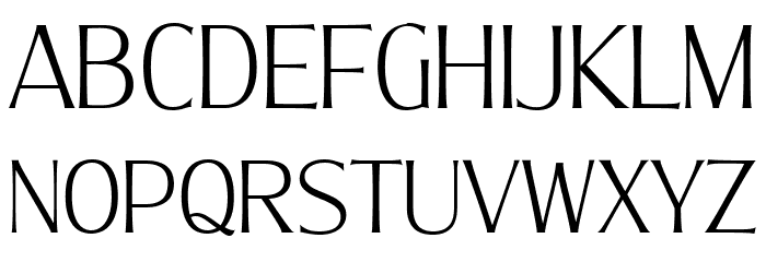MollySerifCPERSONAL-Thin Font LOWERCASE