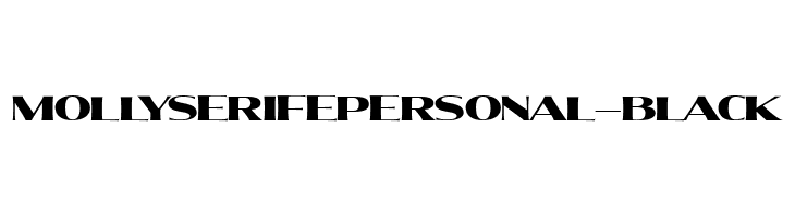 MollySerifEPERSONAL-Black  免费字体下载