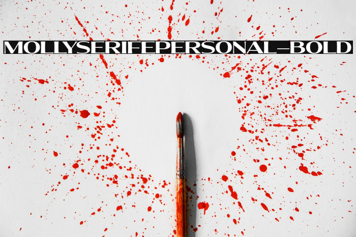 MollySerifEPERSONAL-Bold Example 1