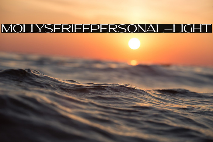 MollySerifEPERSONAL-Light Example 2