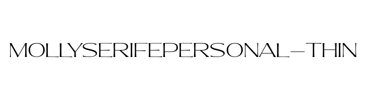 MollySerifEPERSONAL-Thin  font caratteri gratis