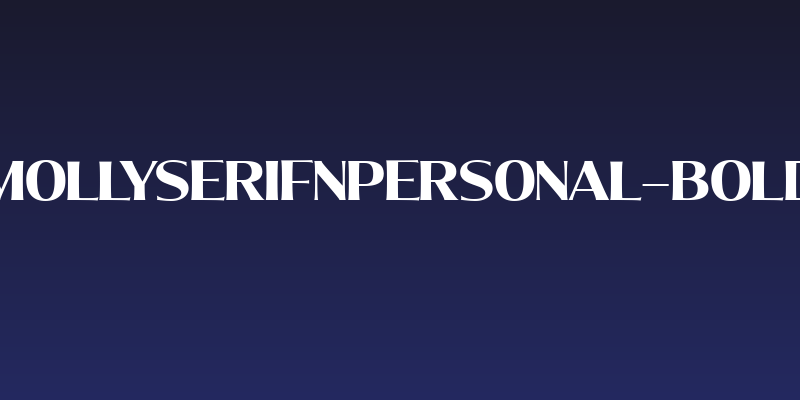 MollySerifNPERSONAL-Bold Social Header
