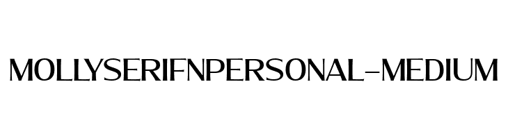MollySerifNPERSONAL-Medium  font caratteri gratis