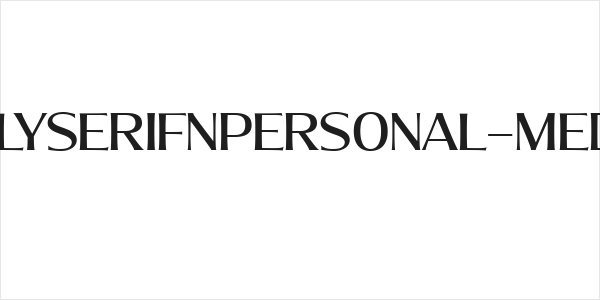 MollySerifNPERSONAL-Medium Logo