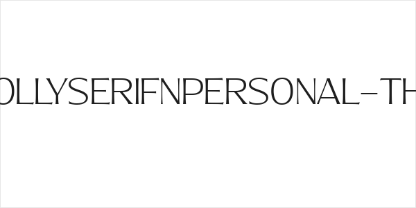 MollySerifNPERSONAL-Thin Logo
