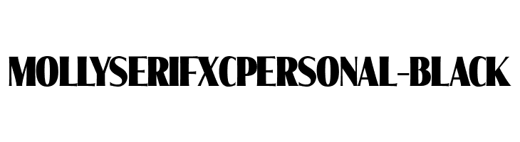 MollySerifXCPERSONAL-Black  لخطوط تنزيل
