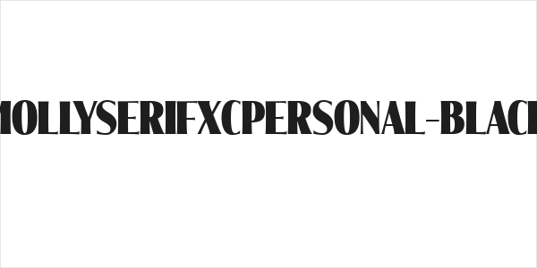 MollySerifXCPERSONAL-Black Logo