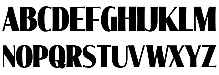 MollySerifXCPERSONAL-Black Font LOWERCASE