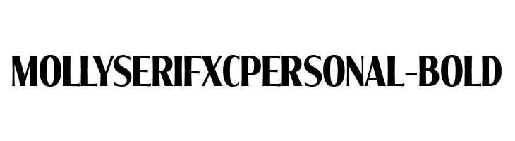 MollySerifXCPERSONAL-Bold  font caratteri gratis