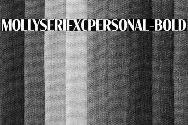 MollySerifXCPERSONAL-Bold Example 2