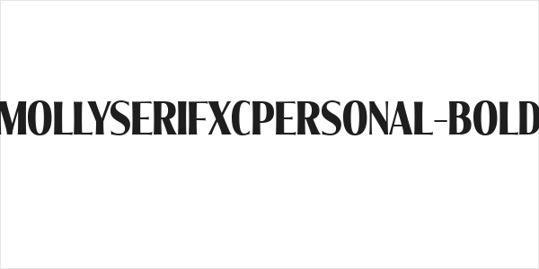MollySerifXCPERSONAL-Bold Logo