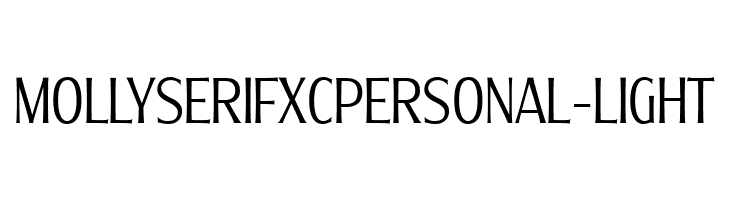 MollySerifXCPERSONAL-Light  baixar fontes gratis