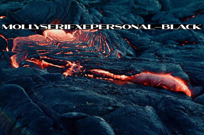 MollySerifXEPERSONAL-Black Example 1