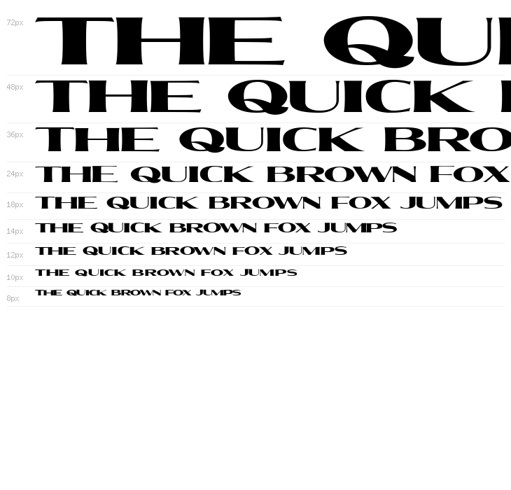 MollySerifXEPERSONAL-Black Waterfall