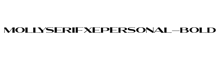 MollySerifXEPERSONAL-Bold  免费字体下载