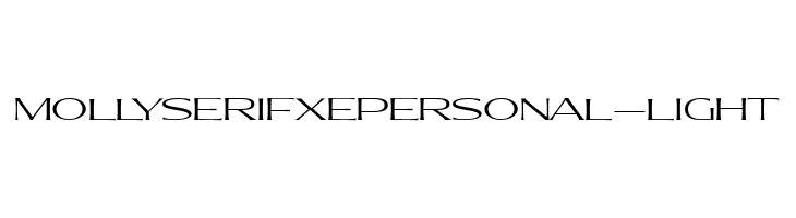 MollySerifXEPERSONAL-Light  font caratteri gratis