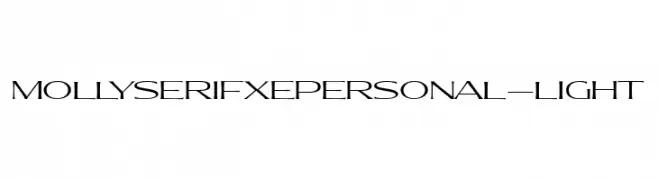 MollySerifXEPERSONAL-Light  baixar fontes gratis