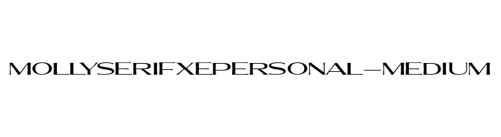 MollySerifXEPERSONAL-Medium  font caratteri gratis