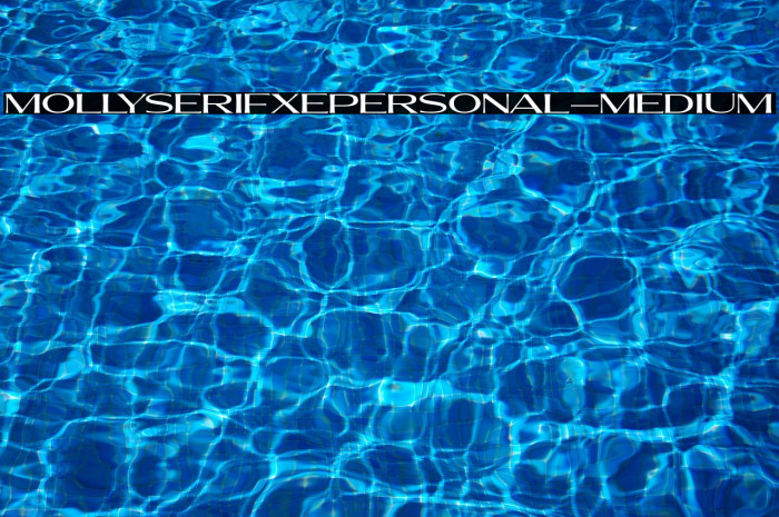 MollySerifXEPERSONAL-Medium Example 1