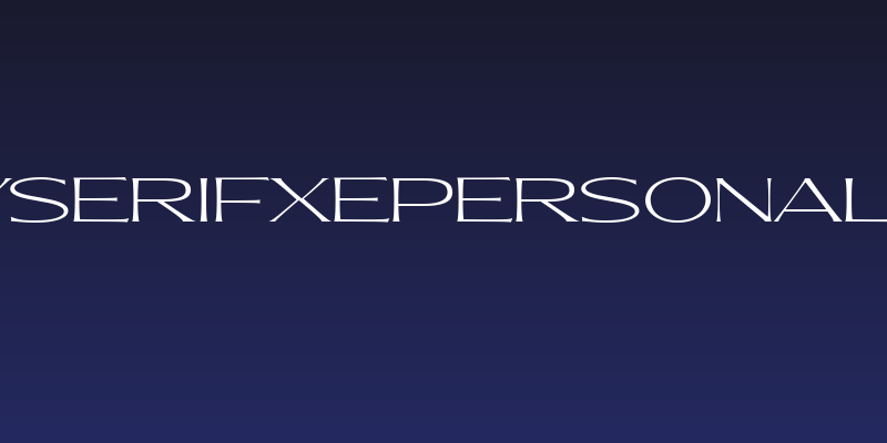 MollySerifXEPERSONAL-Thin Social Header