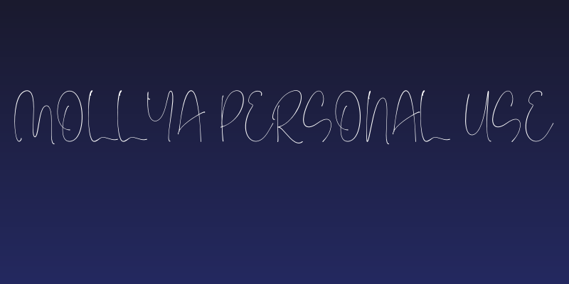 Mollya Personal Use Social Header