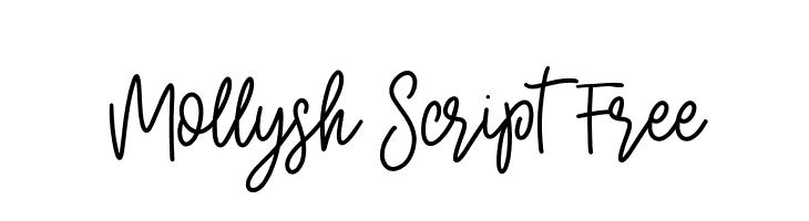 Mollysh Script Free  Скачать бесплатные шрифты