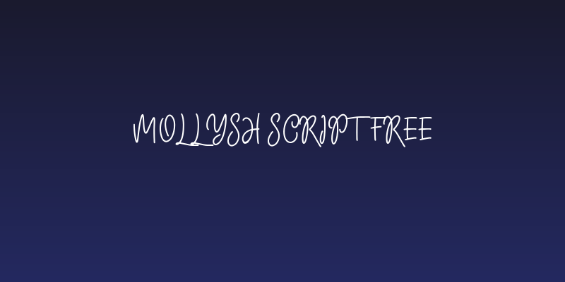 Mollysh Script Free Social Header