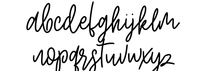 Mollysh Script Free Font LOWERCASE