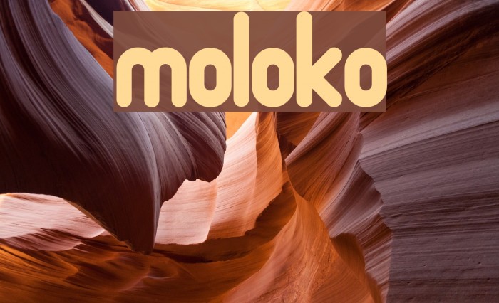 Moloko Font examples