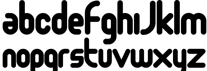 Moloko Font LOWERCASE