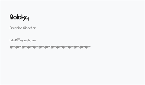 Moloky Business Card