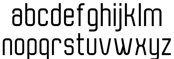 Molor-Regular Font LOWERCASE