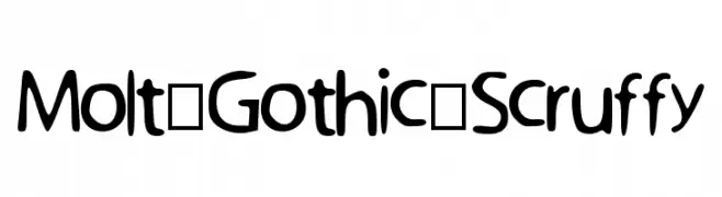 Molt_Gothic_Scruffy  Free Fonts Download