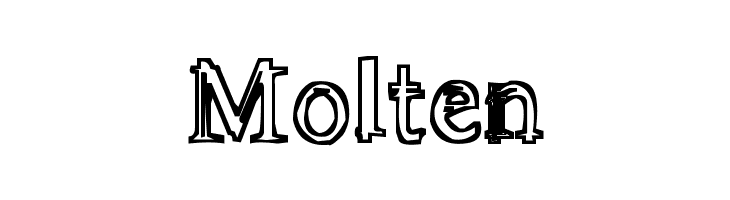 Molten  font caratteri gratis