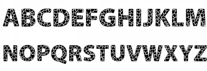 Moltissimo Hearted borders Font OTHER CHARS