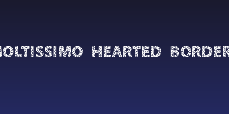 Moltissimo Hearted borders Social Header
