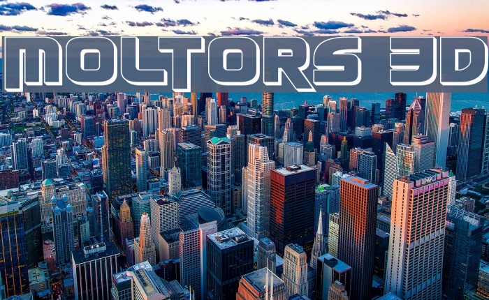 Moltors 3D Font examples