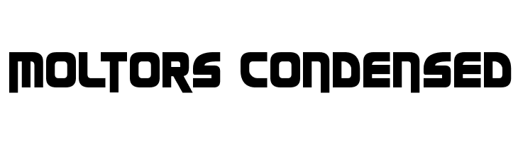 Moltors Condensed  لخطوط تنزيل