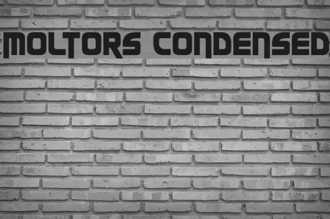 Moltors Condensed Example 3
