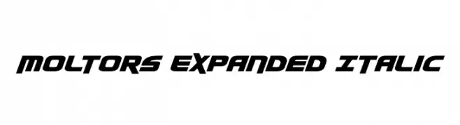 Moltors Expanded Italic  Fuentes Gratis Descargar