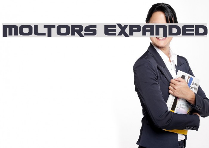 Moltors Expanded Font examples