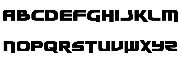 Moltors Expanded Font LOWERCASE