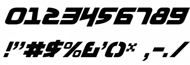 Moltors Italic Font OTHER CHARS