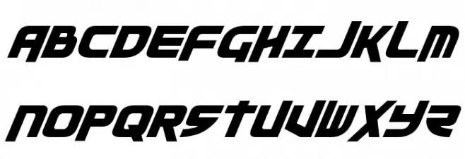 Moltors Italic Polices MAJUSCULES
