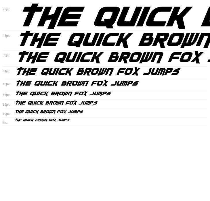 Moltors Italic Waterfall