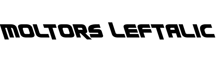 Moltors Leftalic  font caratteri gratis