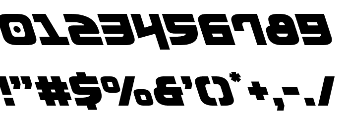 Moltors Leftalic Font OTHER CHARS