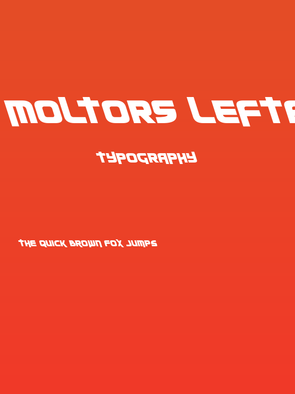 Moltors Leftalic Poster