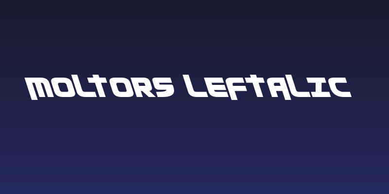 Moltors Leftalic Social Header