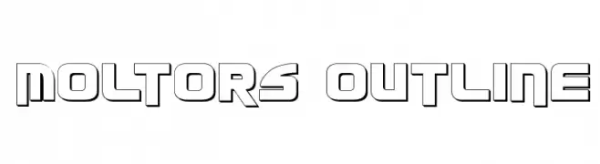 Moltors Outline  baixar fontes gratis